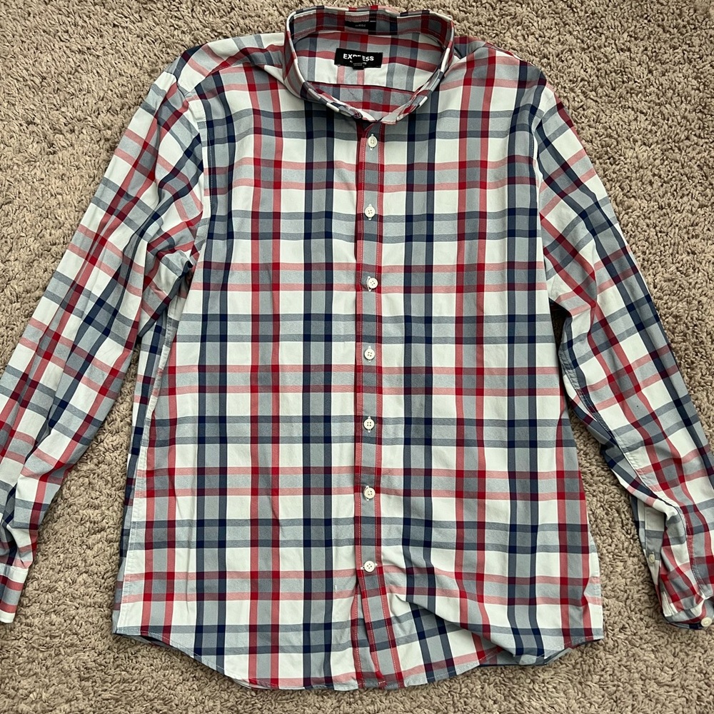 Express Men’s Dress Shirt Classic Fit Medium